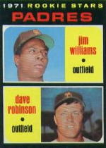 1971 Topps Baseball Cards      262     Jim Williams/Dave Robinson RC